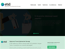 Tablet Screenshot of etid.org.tr